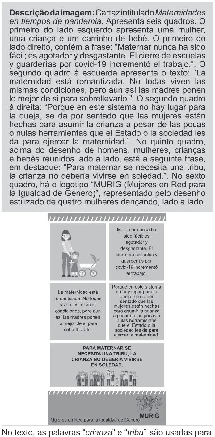 Trecho original com figura, tabela ou fórmula da questão 1 (espanhol) do ENEM 2022 - 1º Dia – Caderno 9 – Laranja (Braile e ledor) – Aplicação Regular.