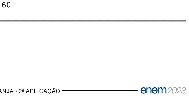 Alternativa E da questão 154 do ENEM 2023 - 2º Dia – Caderno 11 – Laranja (braile e ledor) – Reaplicação/PPL.