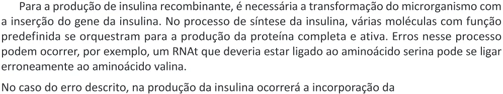 Trecho original com figura, tabela ou fórmula da questão 127 do ENEM 2025 - 2º Dia – Caderno 11 – Laranja (Braile e ledor) – Aplicação Regular - (Ampliada) - Belém, Ananindeua e Marituba.