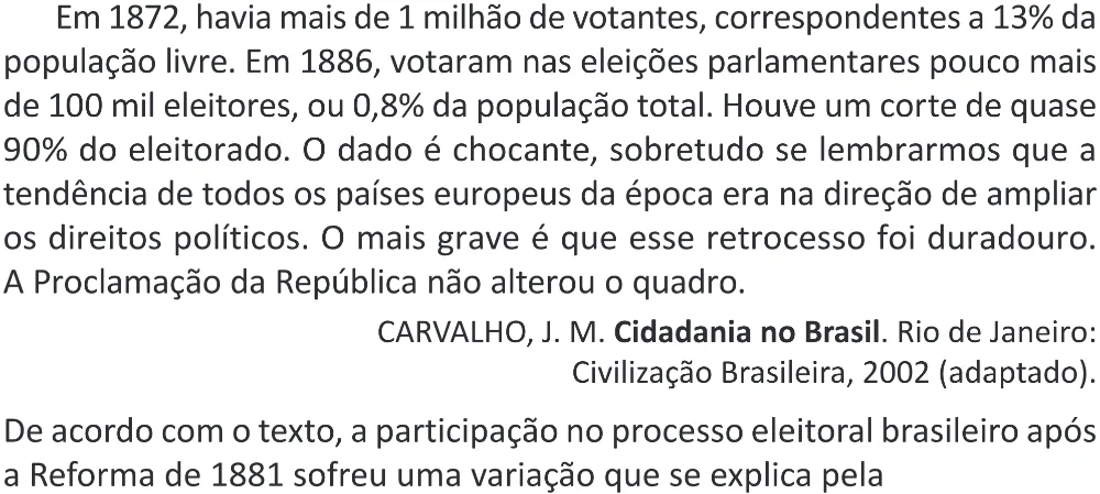 Trecho original com figura, tabela ou fórmula da questão 47 do ENEM 2025 - 1º Dia – Caderno 10 – Roxo (Libras) – Aplicação Regular - (Superampliada).
