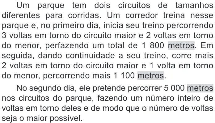 Trecho original com figura, tabela ou fórmula da questão 170 do ENEM 2022 - 2º Dia – Caderno 11 – Laranja (braile e ledor) – Aplicação Regular.
