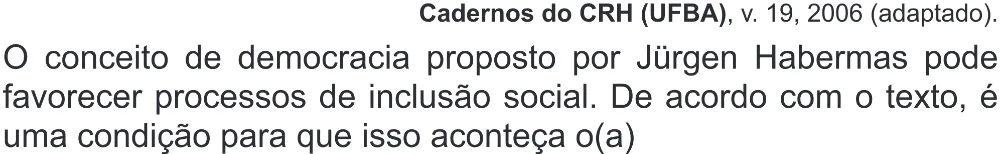 Trecho original com figura, tabela ou fórmula da questão 84 do ENEM 2017 - 1º Dia - Caderno 1 - Azul (Superampliada) – Aplicação regular.
