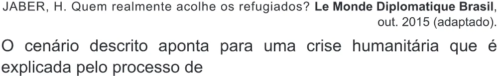 Trecho original com figura, tabela ou fórmula da questão 60 do ENEM 2018 - 1º Dia - Caderno 1 - Azul (Superampliada) – Aplicação regular.