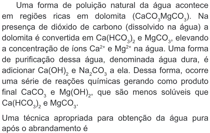 Trecho original com figura, tabela ou fórmula da questão 86 do ENEM 2014 - 1º Dia – Caderno 3 – Branco – Terceira aplicação.