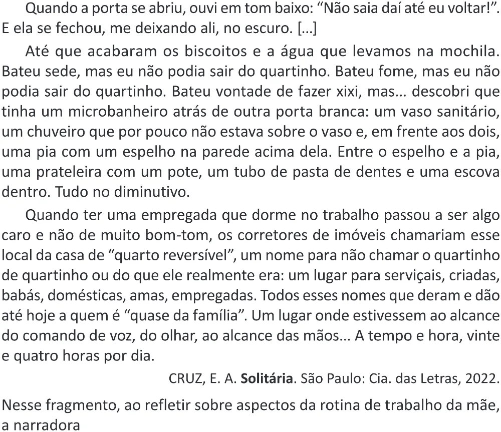Trecho original com figura, tabela ou fórmula da questão 21 do ENEM 2025 - 1º Dia – Caderno 9 – Laranja (Braile e ledor) – Aplicação Regular - (Superampliada) - Belém, Ananindeua e Marituba.