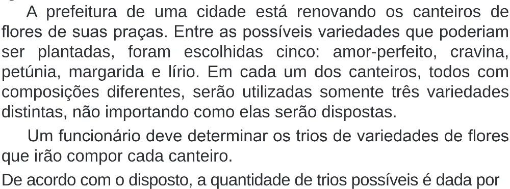 Trecho original com figura, tabela ou fórmula da questão 143 do ENEM 2020 - 2º Dia – Caderno 8 – Rosa (Superampliada) – Reaplicação/PPL.