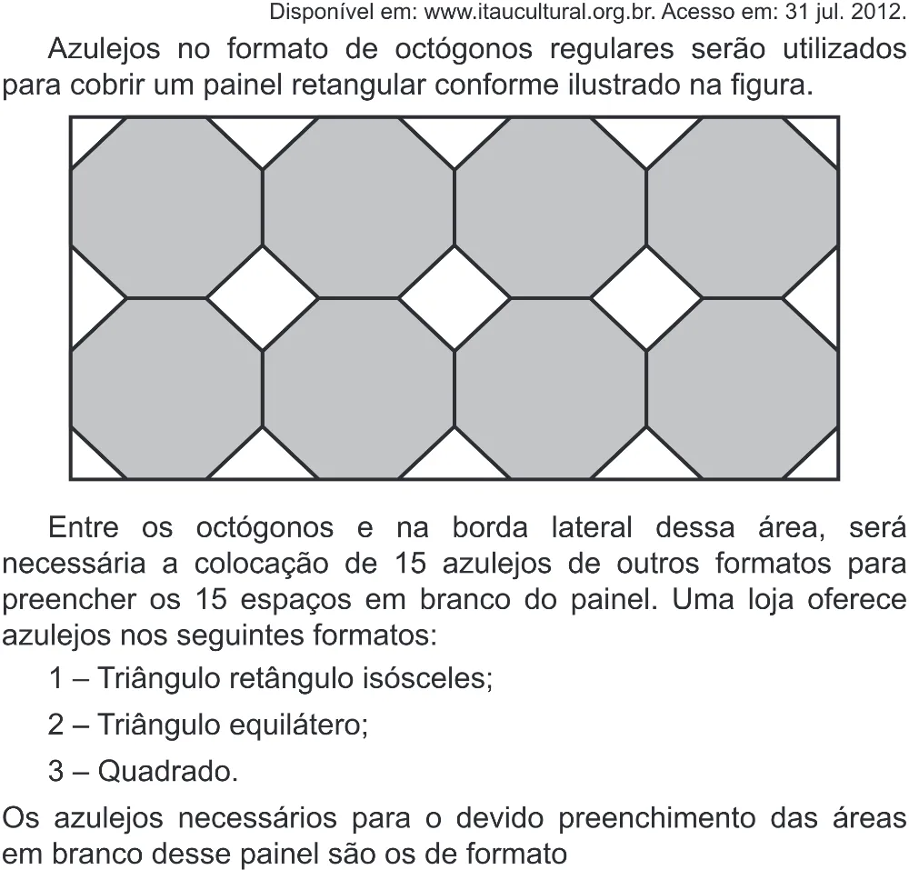 Trecho original com figura, tabela ou fórmula da questão 153 do ENEM 2020 - 2º Dia - Caderno 8 – Rosa (Superampliada) – Aplicação Regular.