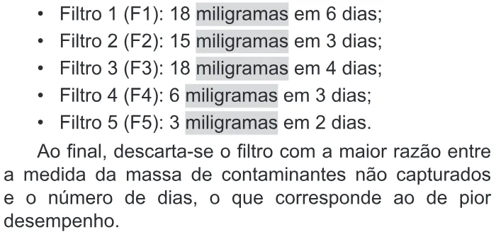 Trecho original com figura, tabela ou fórmula da questão 146 do ENEM 2016 - 2º Dia - Caderno 6 - Cinza – Aplicação regular - Ledor.