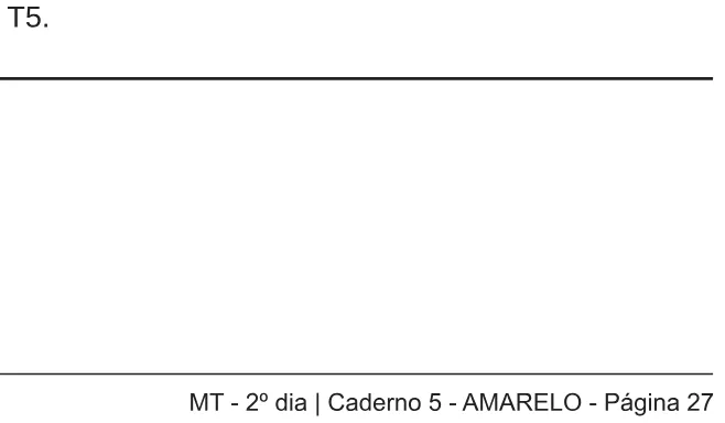 Alternativa E da questão 173 do ENEM 2018 - 2º Dia - Caderno 5 - Amarelo – Aplicação regular.