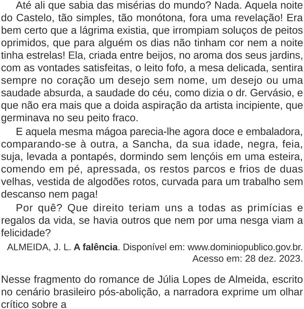 Trecho original com figura, tabela ou fórmula da questão 32 do ENEM 2024 - 1º Dia – Caderno 4 – Verde – Aplicação Regular - (Superampliada).