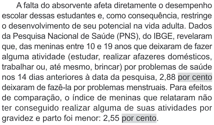 Trecho original com figura, tabela ou fórmula da questão 38 do ENEM 2024 - 1º Dia – Caderno 9 – Laranja (Braile e ledor) – Aplicação Regular.