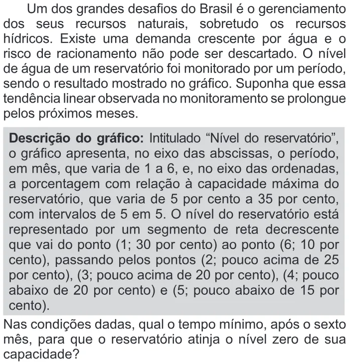 Trecho original com figura, tabela ou fórmula da questão 166 do ENEM 2016 - 2º Dia - Caderno 6 - Cinza – Aplicação regular - Ledor.