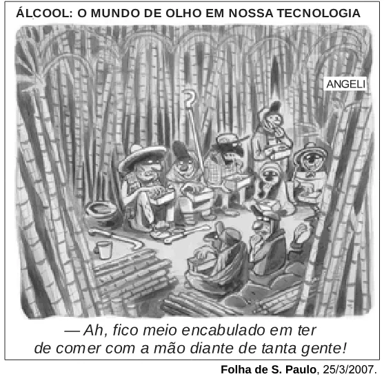 Trecho original com figura, tabela ou fórmula da questão 10 do ENEM 2007 - Caderno Amarelo.