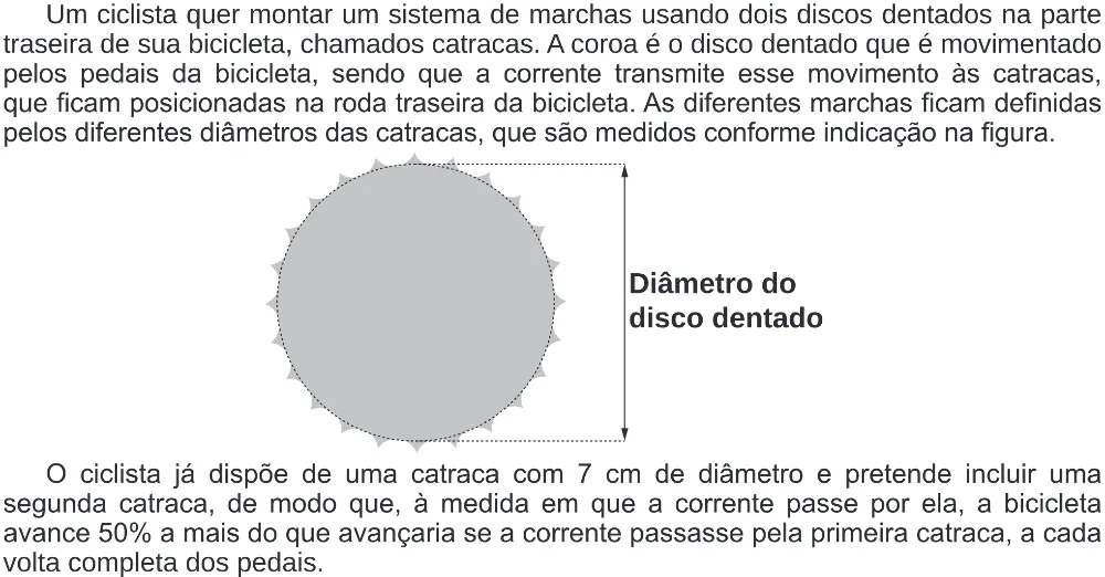 Trecho original com figura, tabela ou fórmula da questão 141 do ENEM 2019 - 2º Dia – Caderno 6 – Cinza (Ampliada) – Aplicação Regular.