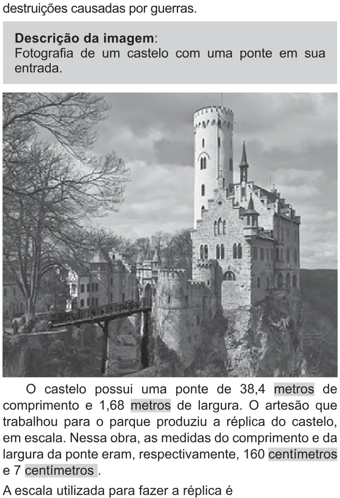 Trecho original com figura, tabela ou fórmula da questão 163 do ENEM 2021 - 2º Dia – Caderno 11 – Laranja (braile e ledor) – Aplicação Regular.