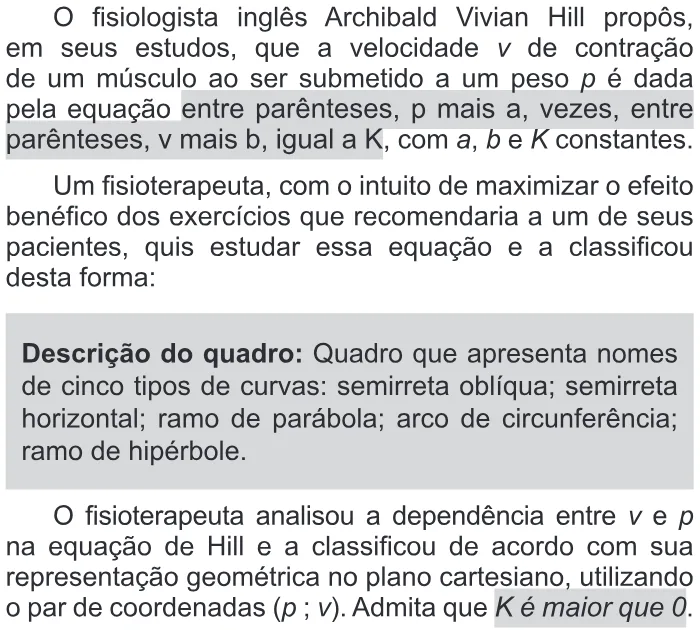 Trecho original com figura, tabela ou fórmula da questão 160 do ENEM 2017 - 2º Dia - Caderno 11 – Laranja (Braile e ledor) – Aplicação regular.