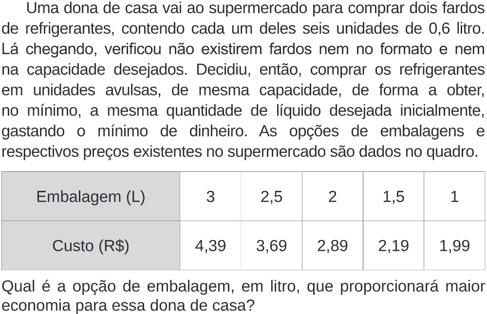 Trecho original com figura, tabela ou fórmula da questão 160 do ENEM 2020 - 2º Dia – Caderno 8 – Rosa (Superampliada) – Reaplicação/PPL.