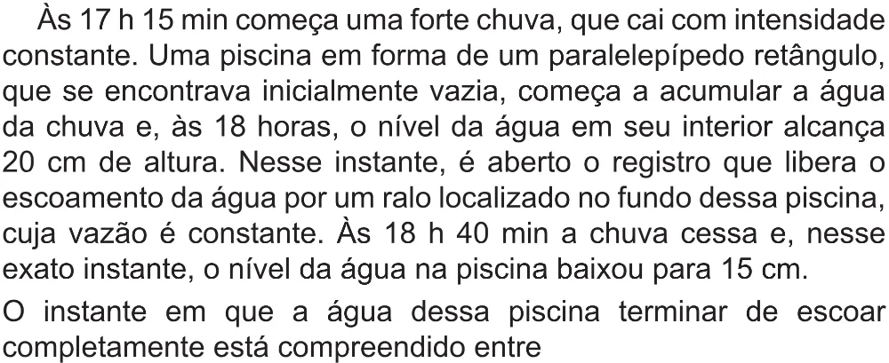 Trecho original com figura, tabela ou fórmula da questão 143 do ENEM 2017 - 2º Dia - Caderno 5 – Amarelo (Superampliada) – Aplicação regular.