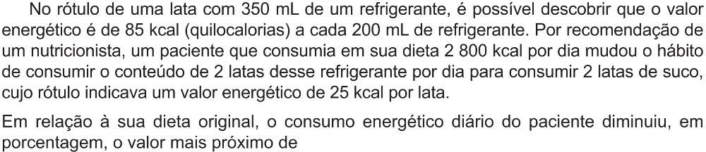 Trecho original com figura, tabela ou fórmula da questão 154 do ENEM 2021 - 2º Dia – Caderno 5 – Amarelo (Ampliada) – Reaplicação/PPL/Segunda Oportunidade.