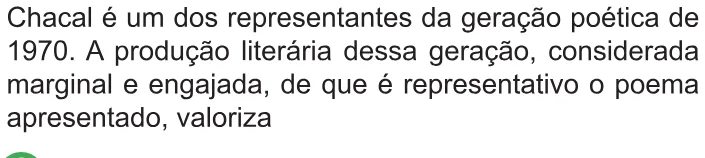 Trecho original com figura, tabela ou fórmula da questão 99 do ENEM 2010 - 2º Dia – Caderno 5 – Amarelo – Reaplicação/PPL.