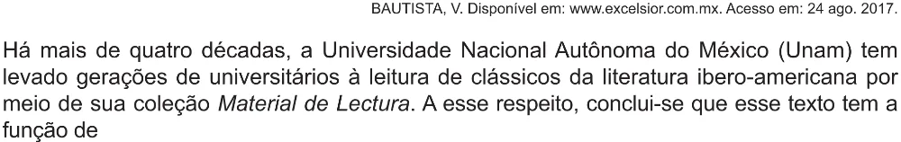 Trecho original com figura, tabela ou fórmula da questão 3 (espanhol) do ENEM 2021 - 1º Dia – Caderno 2 – Amarelo (Ampliada) – Reaplicação/PPL/Segunda Oportunidade.