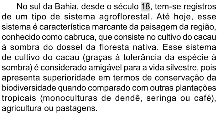 Trecho original com figura, tabela ou fórmula da questão 47 do ENEM 2023 - 1º Dia – Caderno 9 – Laranja (Braile e ledor) – Aplicação Regular.