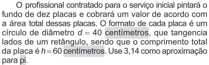 Trecho original com figura, tabela ou fórmula da questão 143 do ENEM 2019 - 2º Dia – Caderno 11 – Laranja (Braile e Ledor) – Aplicação Regular.