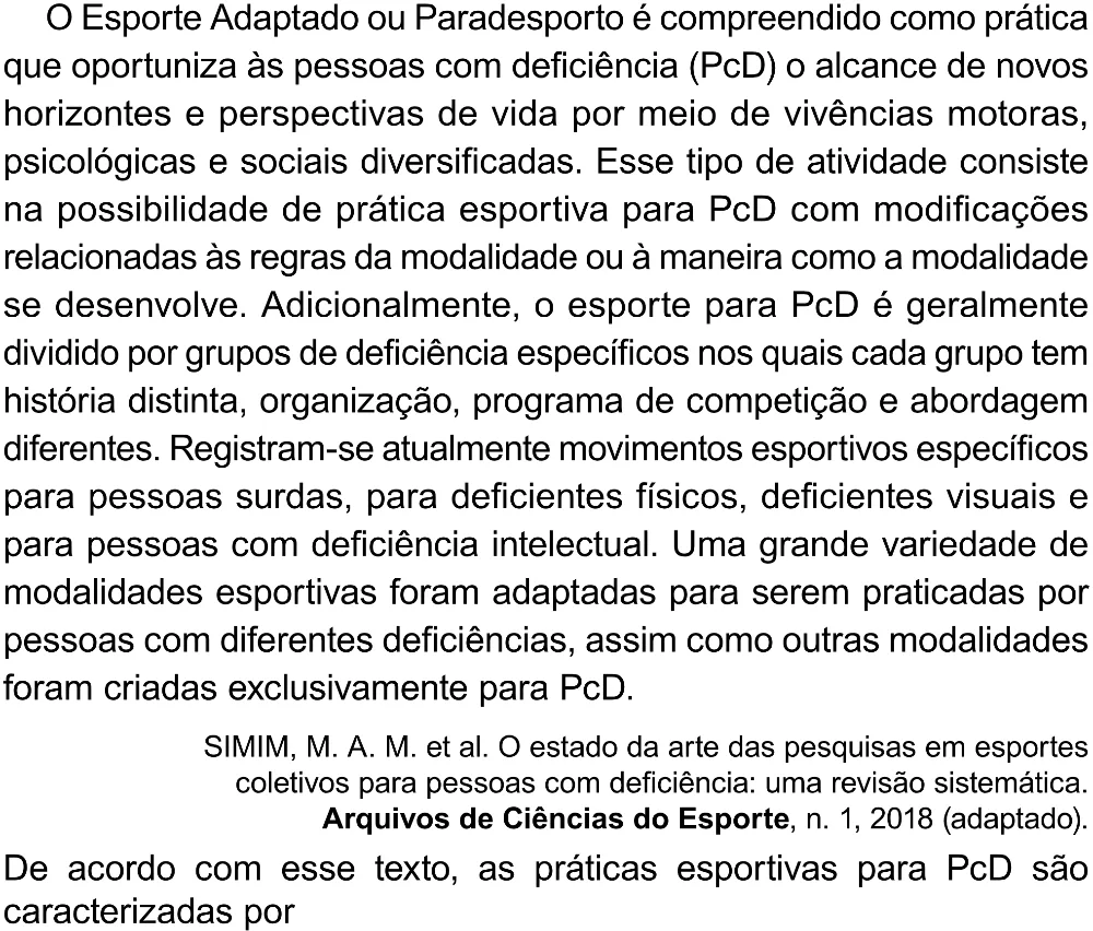 Trecho original com figura, tabela ou fórmula da questão 14 do ENEM 2023 - 1º Dia – Caderno 4 – Rosa (Superampliada) – Reaplicação/PPL.