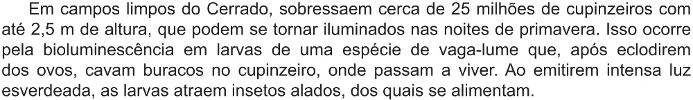 Trecho original com figura, tabela ou fórmula da questão 107 do ENEM 2021 - 2º Dia – Caderno 5 – Amarelo (Ampliada) – Reaplicação/PPL/Segunda Oportunidade.