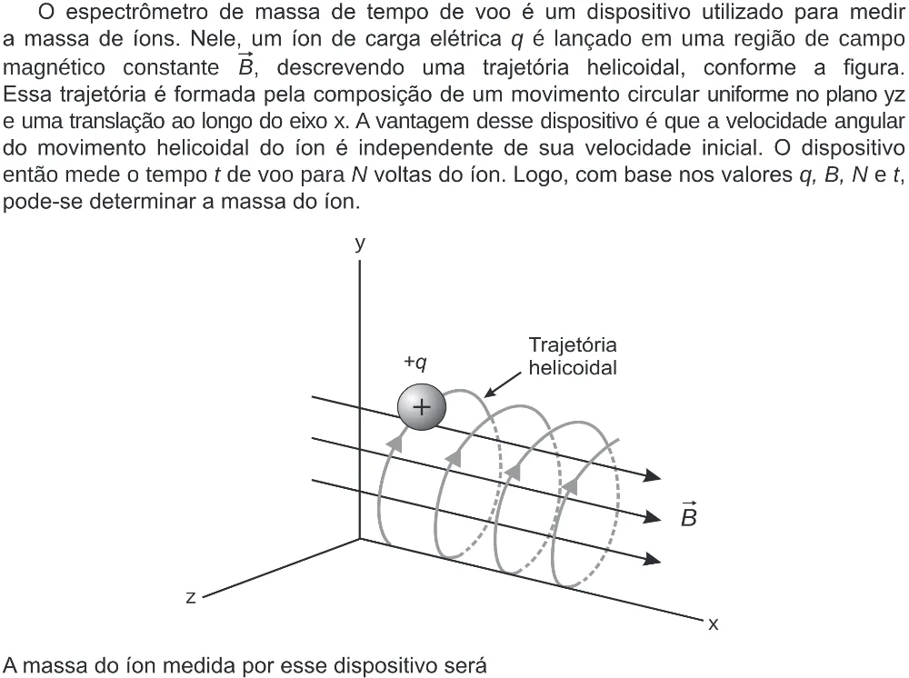 Trecho original com figura, tabela ou fórmula da questão 126 do ENEM 2019 - 2º Dia – Caderno 6 – Cinza (Ampliada) – Aplicação Regular.