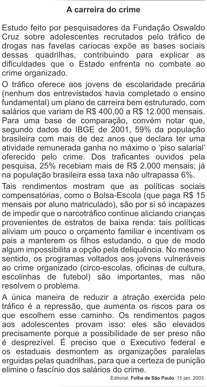 Trecho original com figura, tabela ou fórmula da questão 125 do ENEM 2010 - Dia 2 - Caderno 6 - Cinza – Aplicação regular.