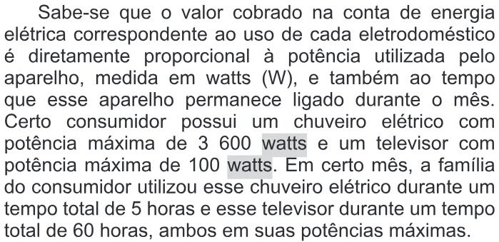 Trecho original com figura, tabela ou fórmula da questão 172 do ENEM 2015 - 2º Dia - Caderno 14 - Cinza – Reaplicação/PPL - Ledor.