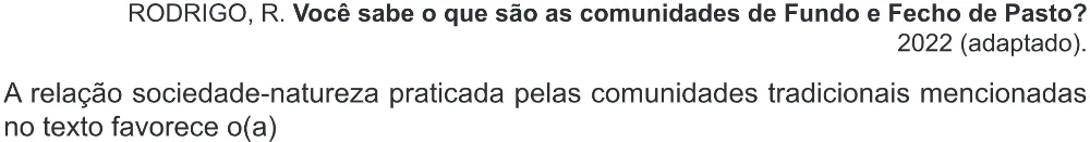 Trecho original com figura, tabela ou fórmula da questão 58 do ENEM 2024 - 1º Dia – Caderno 4 – Verde (Ampliada) – Reaplicação/PPL.