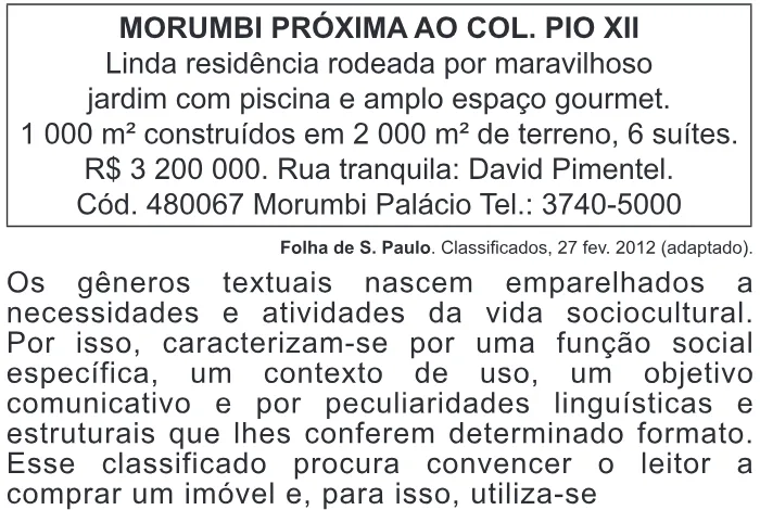 Trecho original com figura, tabela ou fórmula da questão 108 do ENEM 2012 - 2º Dia - Caderno 6 - Cinza – Reaplicação/PPL.