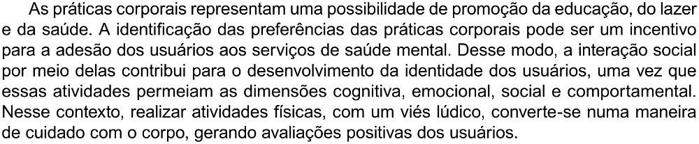 Trecho original com figura, tabela ou fórmula da questão 8 do ENEM 2023 - 1º Dia – Caderno 4 – Rosa (Ampliada) – Reaplicação/PPL.