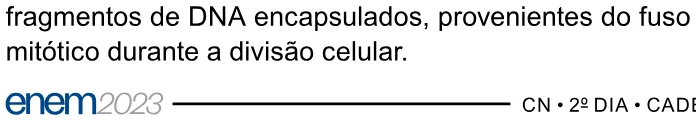 Trecho original com figura, tabela ou fórmula da questão 96 do ENEM 2023 - 2º Dia – Caderno 11 – Laranja (braile e ledor) – Aplicação Regular.