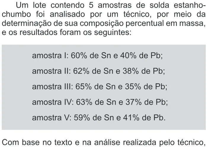 Trecho original com figura, tabela ou fórmula da questão 56 do ENEM 2011 - 1º Dia - Caderno 3 - Branco – Ledor.