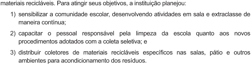 Trecho original com figura, tabela ou fórmula da questão 122 do ENEM 2021 - 2º Dia – Caderno 5 – Amarelo (Ampliada) – Aplicação Regular.
