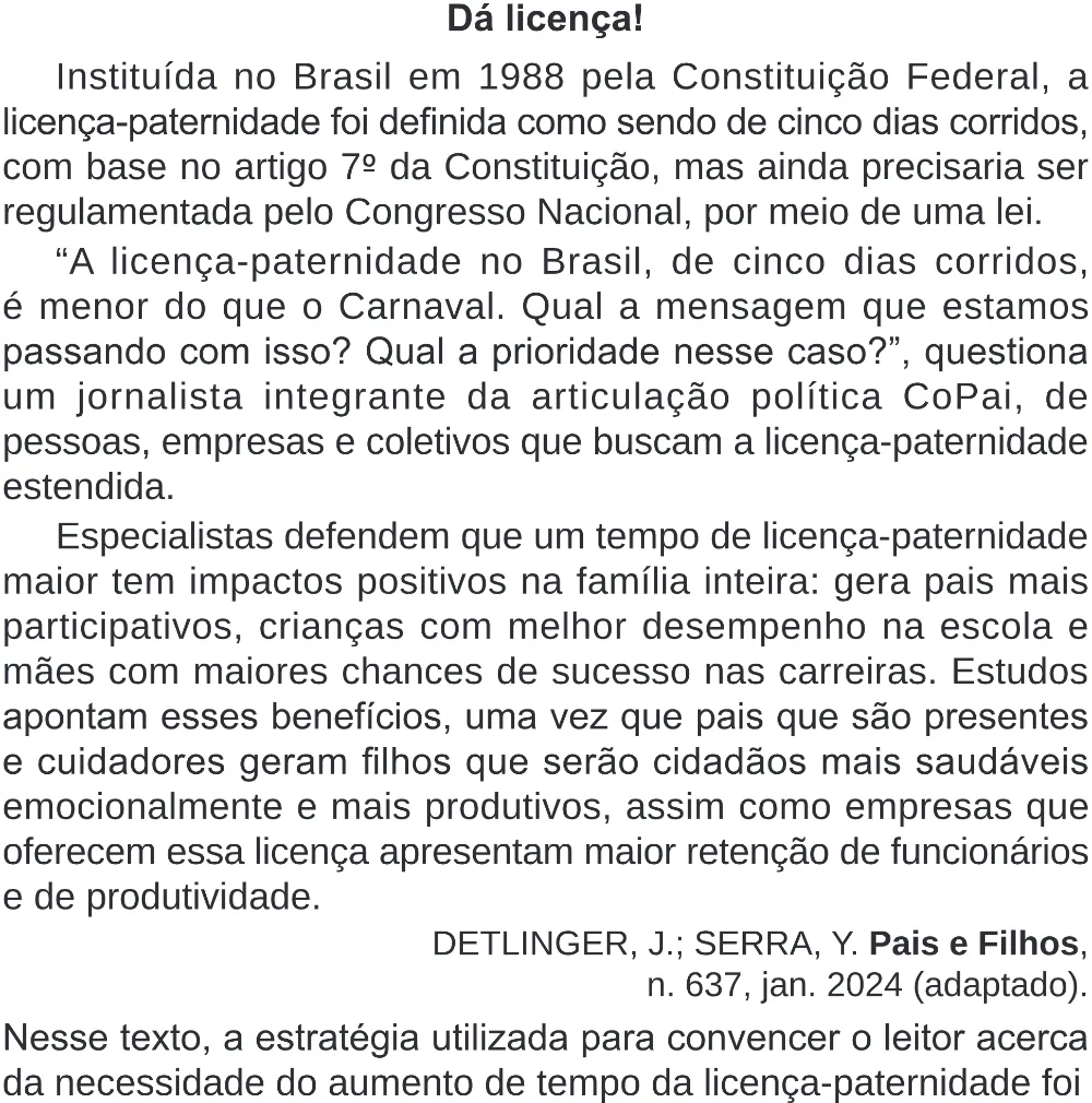 Trecho original com figura, tabela ou fórmula da questão 23 do ENEM 2024 - 1º Dia – Caderno 4 – Verde (Superampliada) – Reaplicação/PPL.