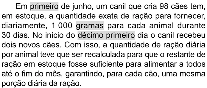 Trecho original com figura, tabela ou fórmula da questão 163 do ENEM 2023 - 2º Dia – Caderno 11 – Laranja (braile e ledor) – Aplicação Regular.