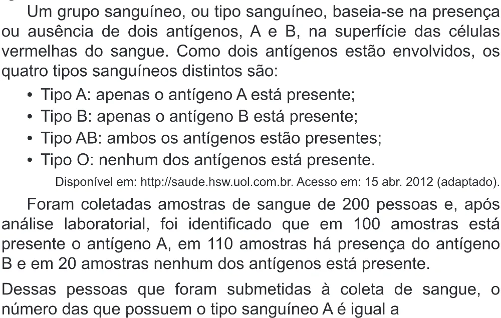 Trecho original com figura, tabela ou fórmula da questão 151 do ENEM 2020 - 2º Dia - Caderno 8 – Rosa (Superampliada) – Aplicação Regular.