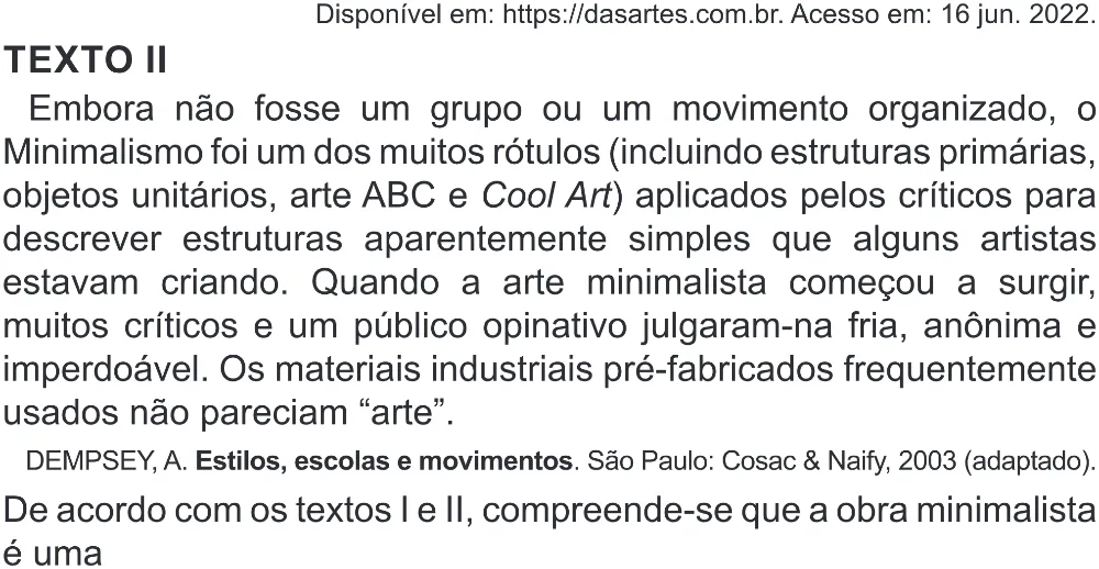 Trecho original com figura, tabela ou fórmula da questão 28 do ENEM 2022 - 1º Dia – Caderno 10 – Verde (Libras – Superampliada) – Aplicação Regular.