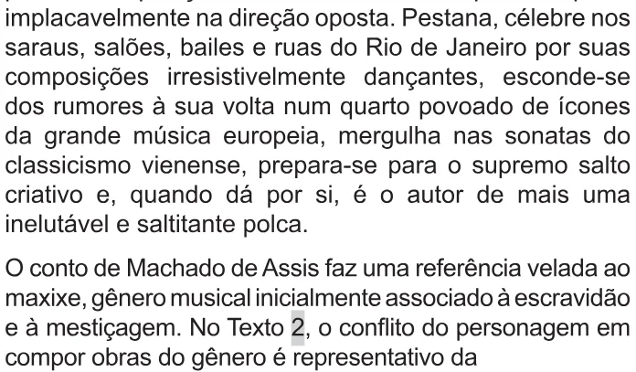 Trecho original com figura, tabela ou fórmula da questão 40 do ENEM 2021 - 1º Dia – Caderno 9 – Laranja (Braile e ledor) – Aplicação Regular.