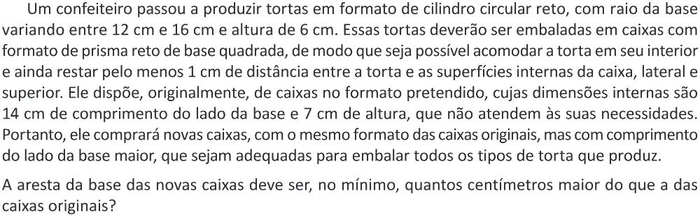 Trecho original com figura, tabela ou fórmula da questão 168 do ENEM 2025 - 2º Dia – Caderno 12 – Roxo (Libras) – Aplicação Regular - (Ampliada).