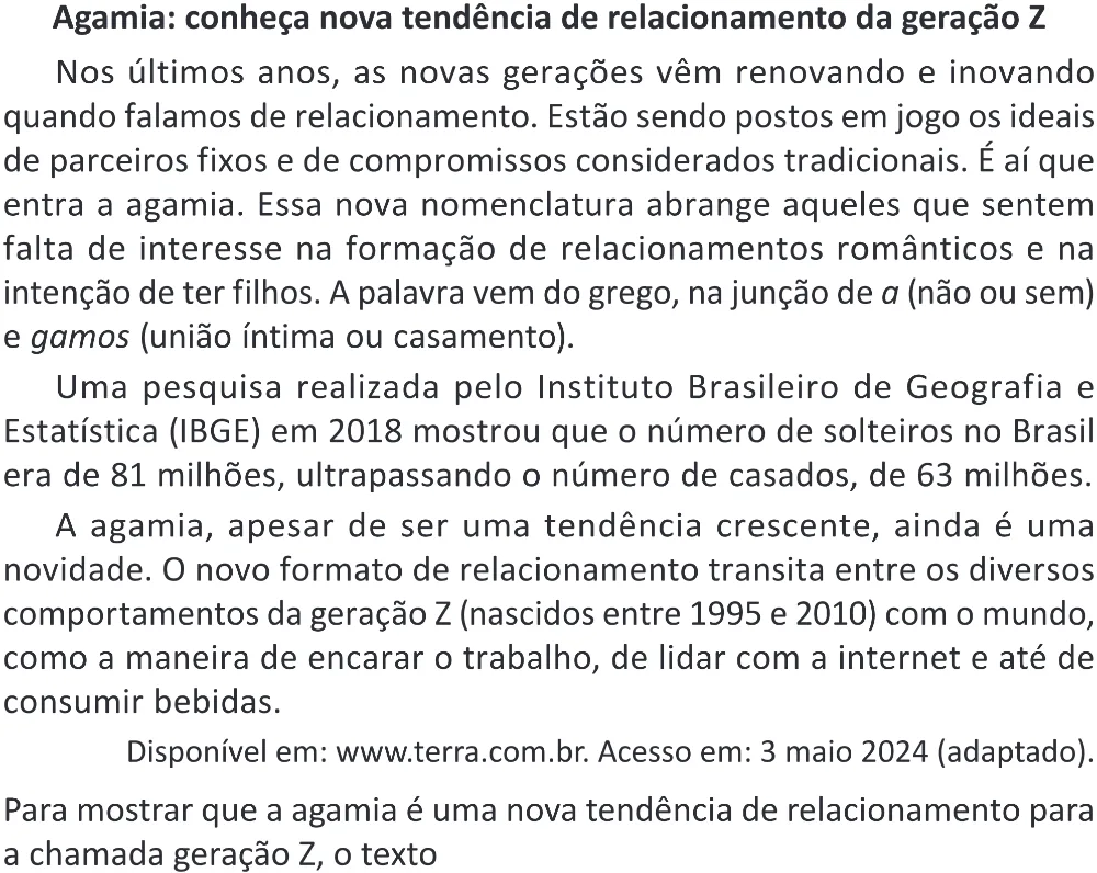 Trecho original com figura, tabela ou fórmula da questão 23 do ENEM 2025 - 1º Dia – Caderno 10 – Roxo (Libras) – Aplicação Regular - (Superampliada).