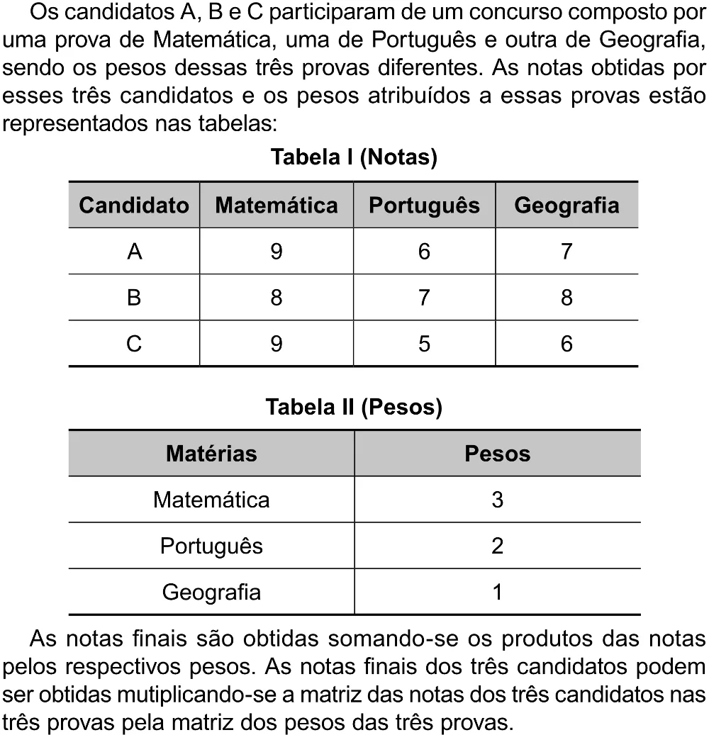 Trecho original com figura, tabela ou fórmula da questão 170 do ENEM 2023 - 2º Dia – Caderno 8 – Rosa (Superampliada) – Reaplicação/PPL.