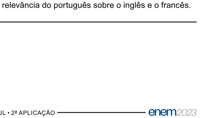 Alternativa E da questão 14 do ENEM 2023 - 1º Dia – Caderno 1 – Azul – Reaplicação/PPL.