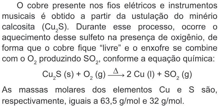 Trecho original com figura, tabela ou fórmula da questão 51 do ENEM 2015 - 1º Dia - Caderno 9 - Branco – Reaplicação/PPL.
