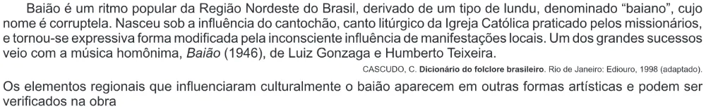 Trecho original com figura, tabela ou fórmula da questão 119 do ENEM 2016 - 2º Dia - Caderno 14 - Cinza – Reaplicação/PPL.