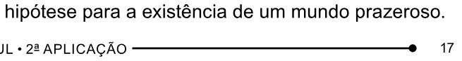 Alternativa E da questão 42 do ENEM 2023 - 1º Dia – Caderno 1 – Azul – Reaplicação/PPL.